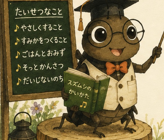この夏スズムシを育ててみませんか｜栃木図書館