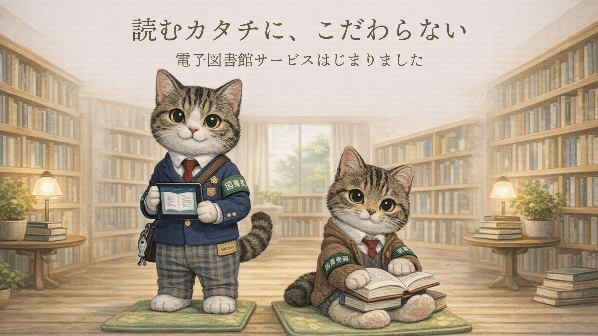 電子図書館サービスはじまりました